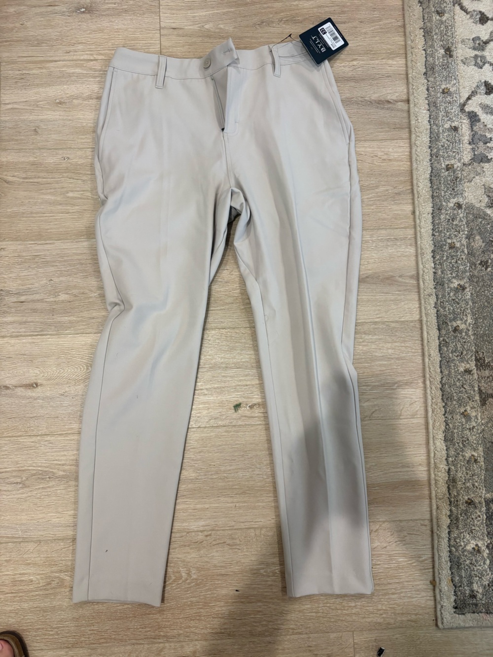 BYLT Basics Slim Dress Pants in Light Beige